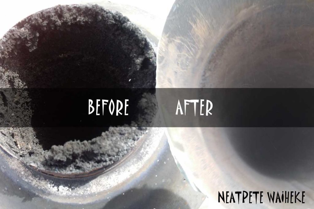 Chimneys before and after